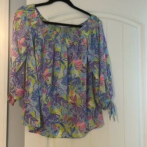 Lilly Pulitzer Mary Ellen Top Off Shoulder